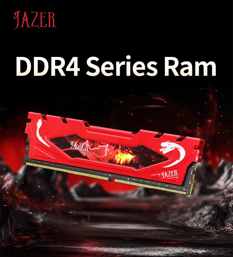 Mémoire RAM DDR4 8 Go 3200 MHz JAZER pour ordinateur de bureau