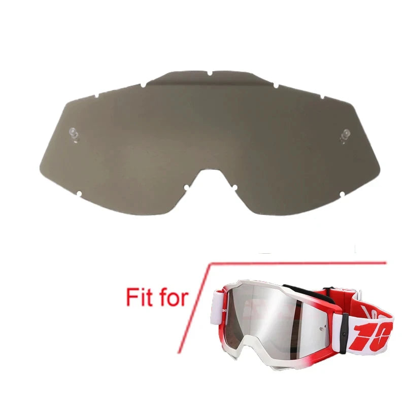 Lunettes de moto 100 MX, lunettes de motocross, lunettes de soleil tout-terrain pour homme, masque MTB ATV, protection coupe-vent, cyclisme, course