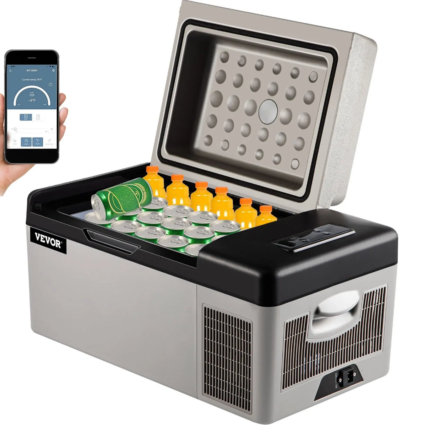 Glacière Électrique Voiture 15/20 L — Compresseur Portable, Contrôle App, Camping & Voyage