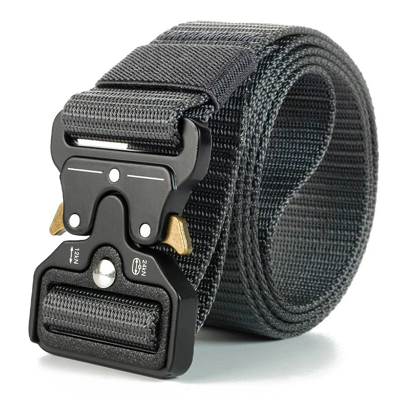 Cinturones tácticos versátiles para hombres - Diseño duradero y ajustable - Para entusiastas de los deportes al aire libre, para usar con pantalones, vaqueros, para hombres y mujeres