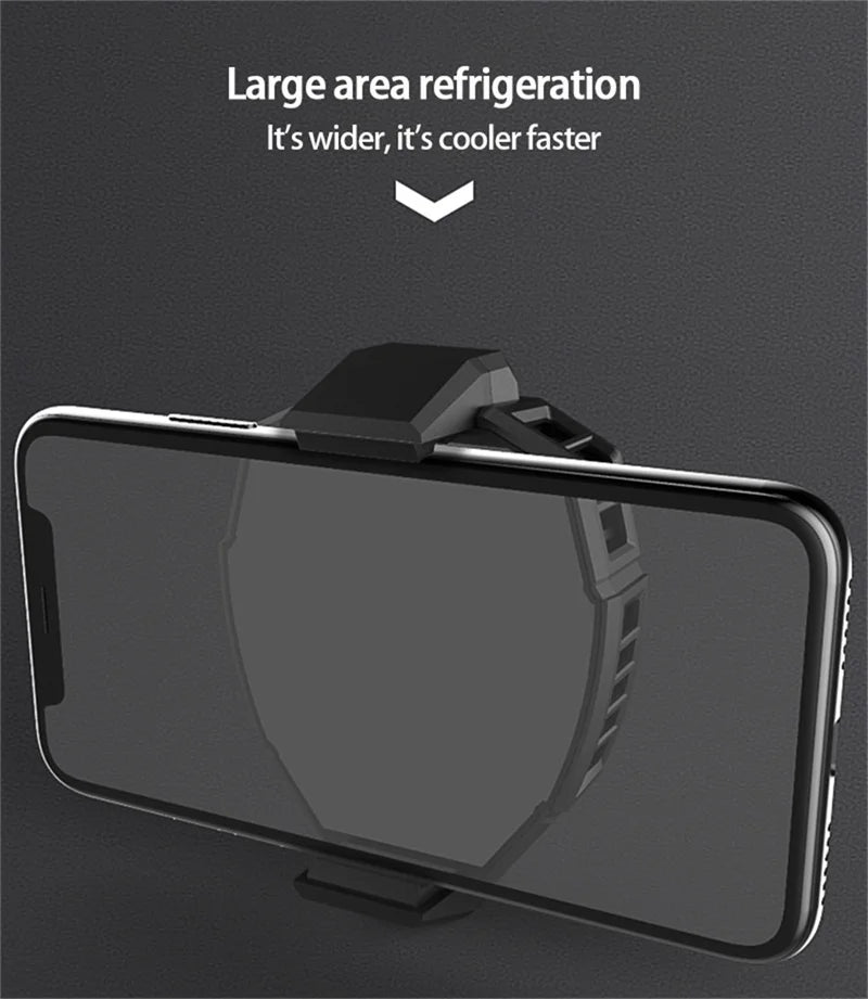 Refroidisseur téléphone clip arrière — gaming, accessoire, dissipateur de chaleur