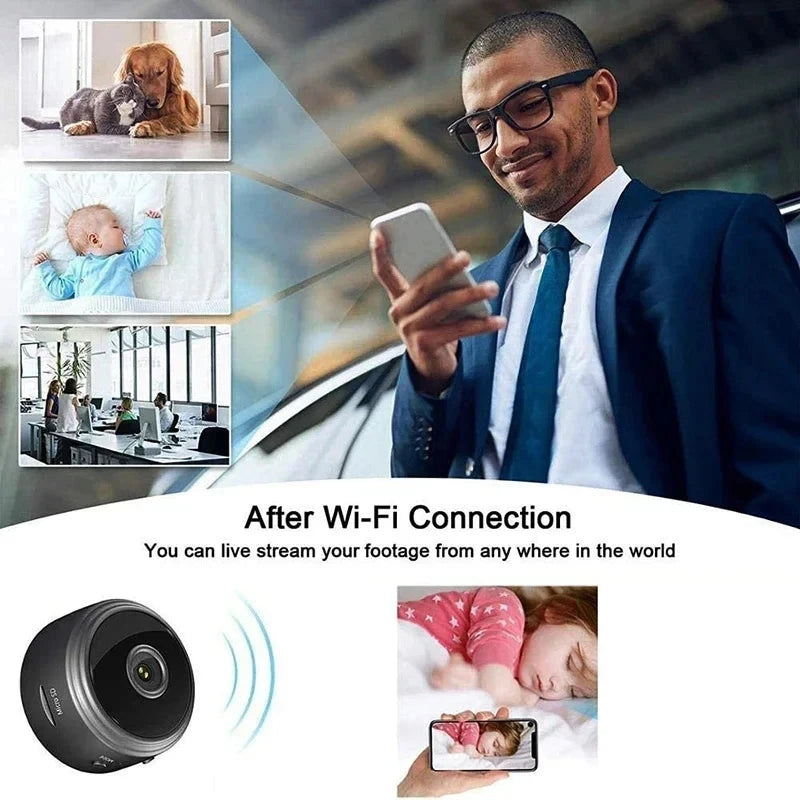 A9 WiFi Mini Wireless Video Recorder Camera Security Protection Smart Home Surveillance Camera for Infants and Pets