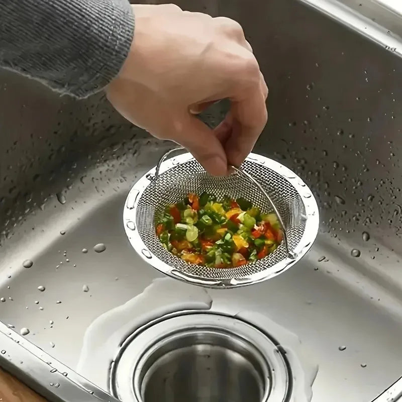 Kitchen sink strainer with handle, RV kitchen sink, sink waste strainer, stainless steel sink dishwasher hopper, restaurant sink 1 piece