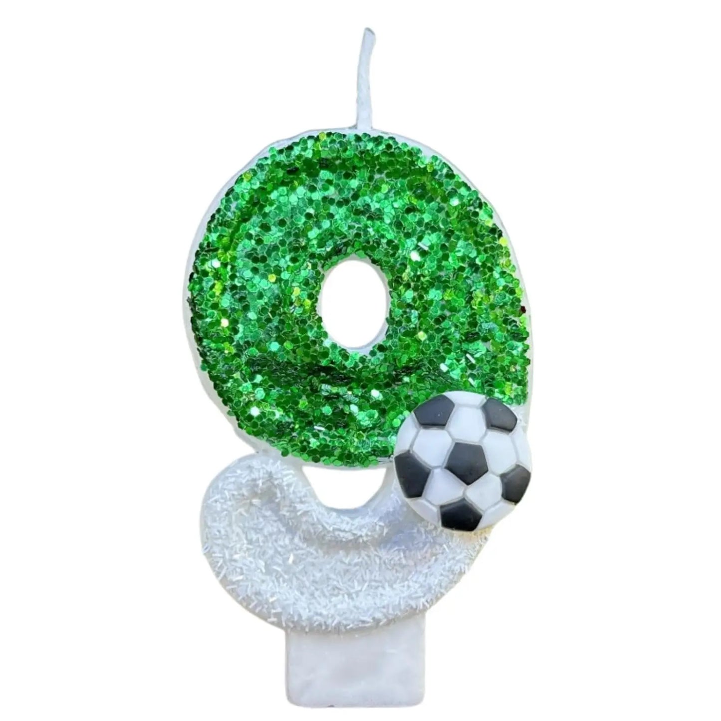 Bougies Numéro Football — Décoration Gâteau Anniversaire Originale