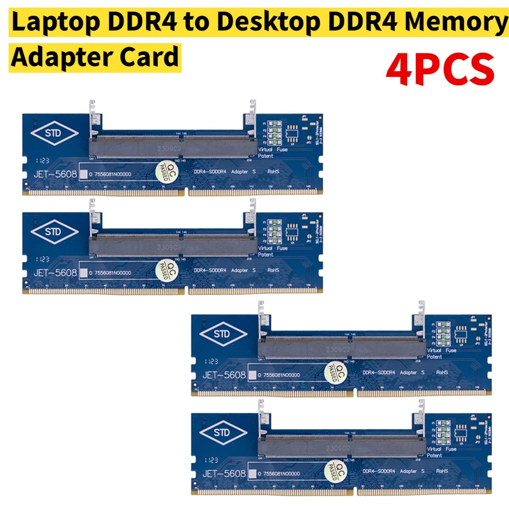 Ordinateur portable SO DDR5 RAM vers ordinateur de bureau DDR5 U-DIMM adaptateur DDR5 convertisseur de carte mémoire DDR3 DDR4 ordinateur portable vers ordinateur de bureau SO-DIMM vers carte DIMM