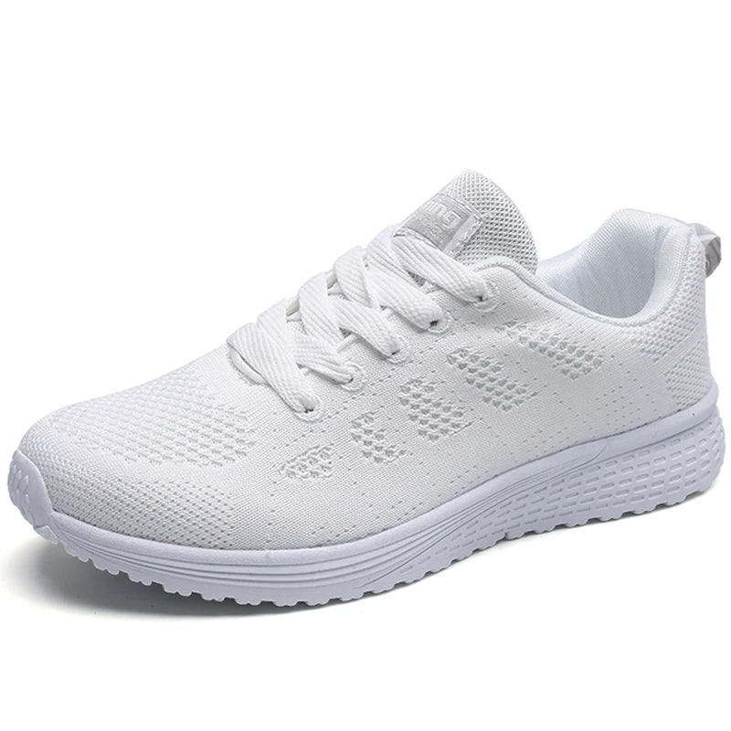 Zapatillas deportivas transpirables para mujer, zapatillas deportivas para mujer, zapatillas blancas, zapatillas ligeras para mujer 2025, calzado deportivo casual
