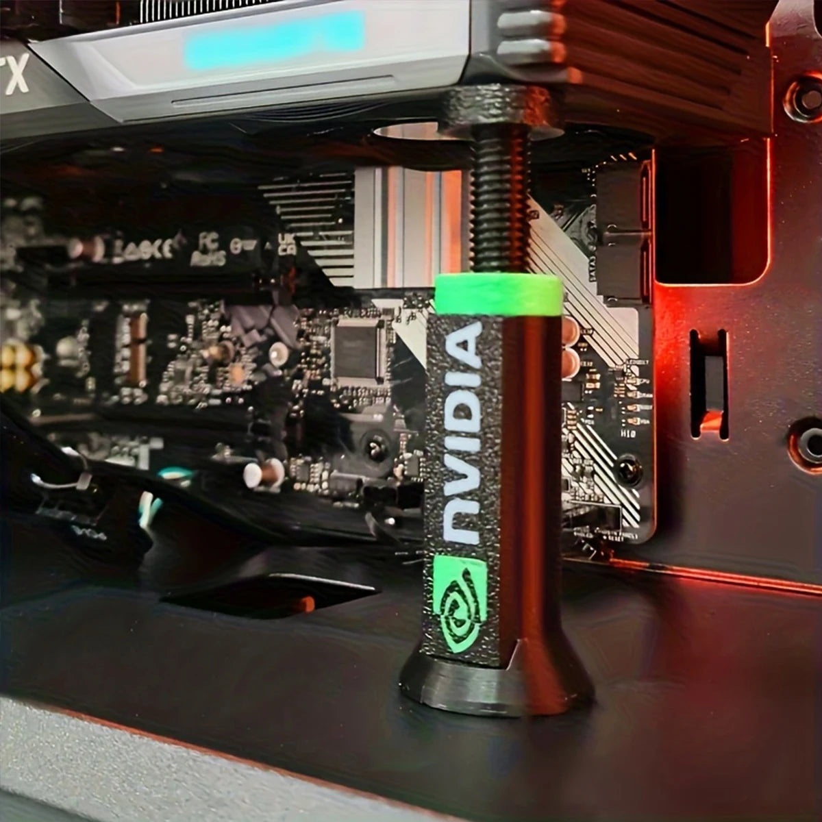Support de carte graphique réglable anti-affaissement pour ordinateur de bureau, 1/2 pièces, pour cartes graphiques NVIDIA et RADEON