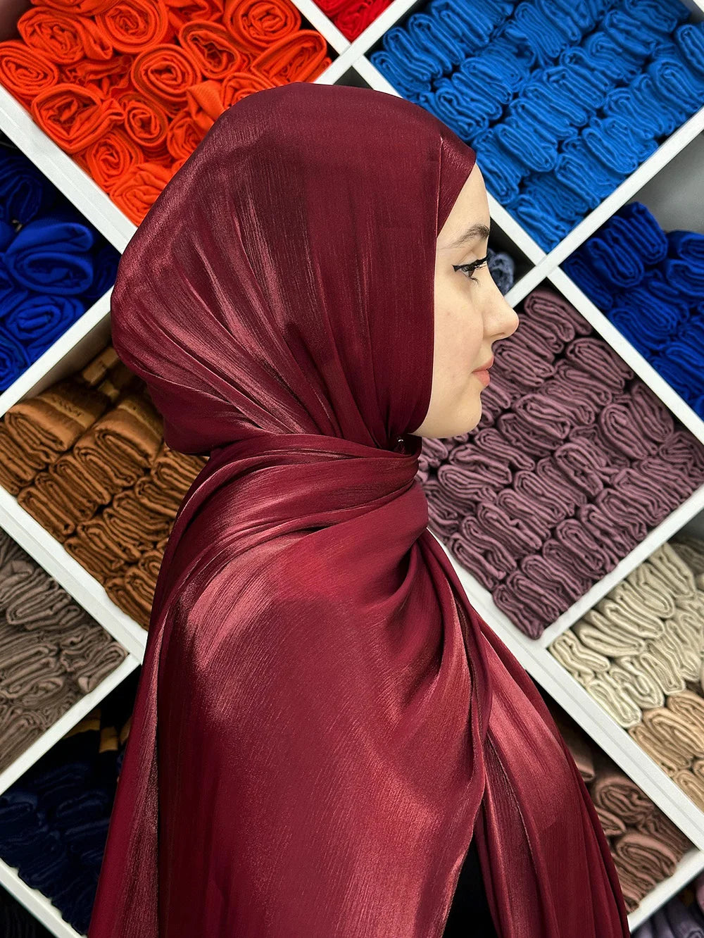 Hiyabs de gasa de primera calidad para mujer, velo turbante suave y largo, bufandas musulmanas, chales hiyab, cubierta para la cabeza islámica, accesorios de Ramadán