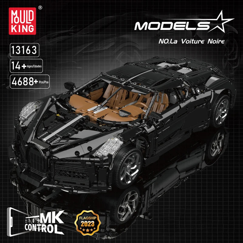 Jouet blocs de construction voiture de sport technique MOC — assemblage, briques, cadeau de Noël enfants