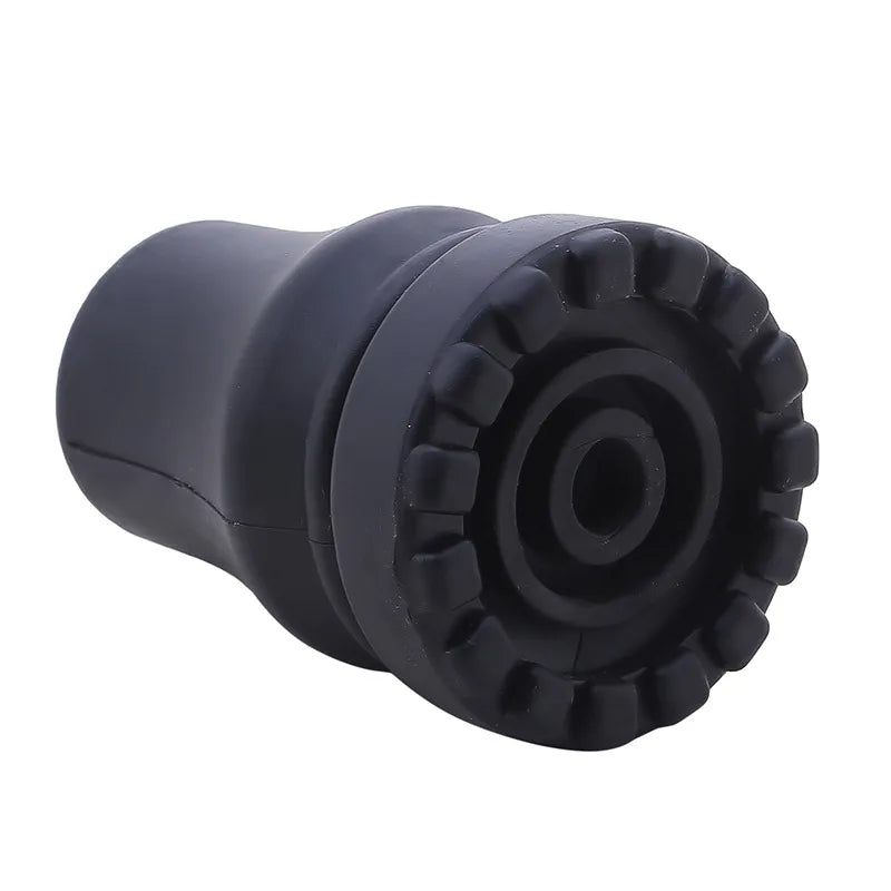 Bâton de marche antidérapant 16-22mm, béquille, coussinets inférieurs, protection d'escalade, randonnée, trekking, pointe de poteau, 1/4 pièces