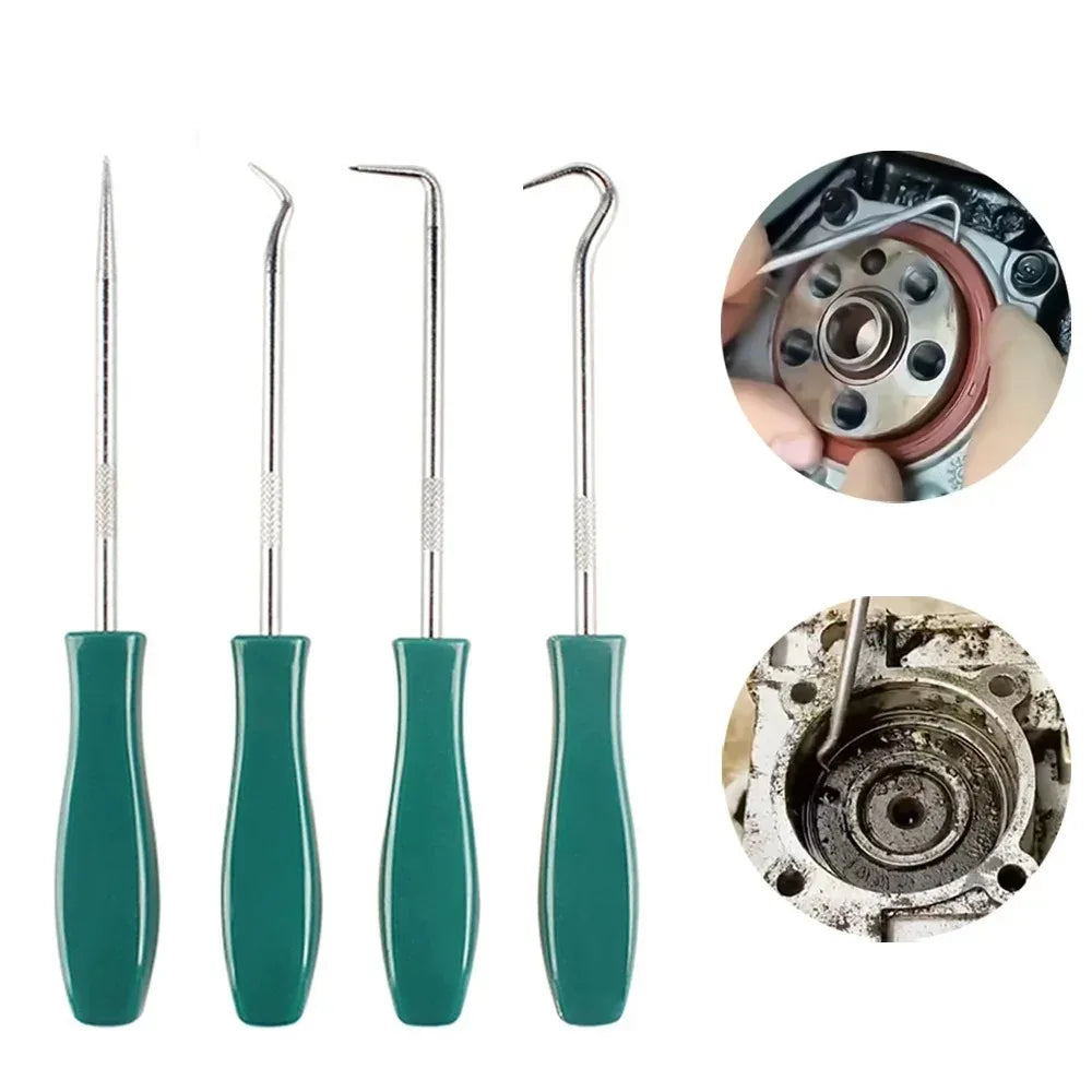 Special offer 4pcs 135mm Car Auto Vehicle Oil Seal Screwdriver Set O-Ring Seal Puller Pick Hooks Repair Tools for Car