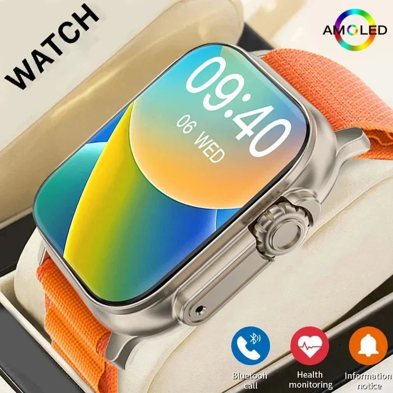 Montre Connectée Bluetooth — Alerte Message Fréquence Cardiaque Sport Android iOS
