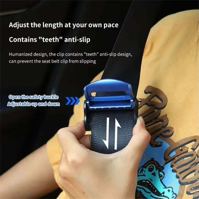 Clips de ceinture de sécurité universels pour voiture, boucle de ceinture de sécurité antidérapante, pince de fixation Simple, pince de fixation solide pour ceinture de sécurité automobile