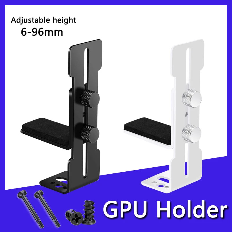 Support de carte graphique réglable coulissant 6-96 mm pour ventilateur de châssis, support GPU pour RTX 4090