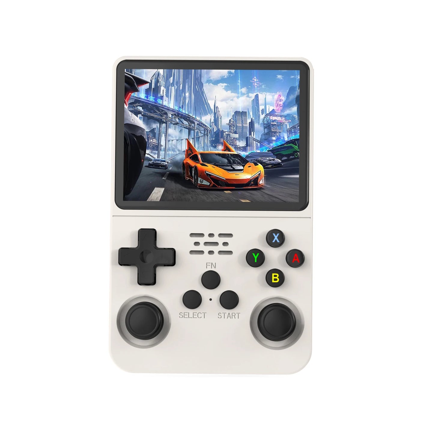 Consola de juegos portátil R36S, pantalla IPS de 3.5 pulgadas, resolución de 640x480, 64 GB de memoria integrada, juegos clásicos precargados