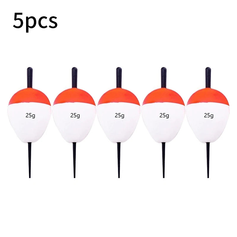 Flotteurs de pêche en mousse EVA 5 pièces — bouées, appâts, 2g à 60g, accessoires pêche