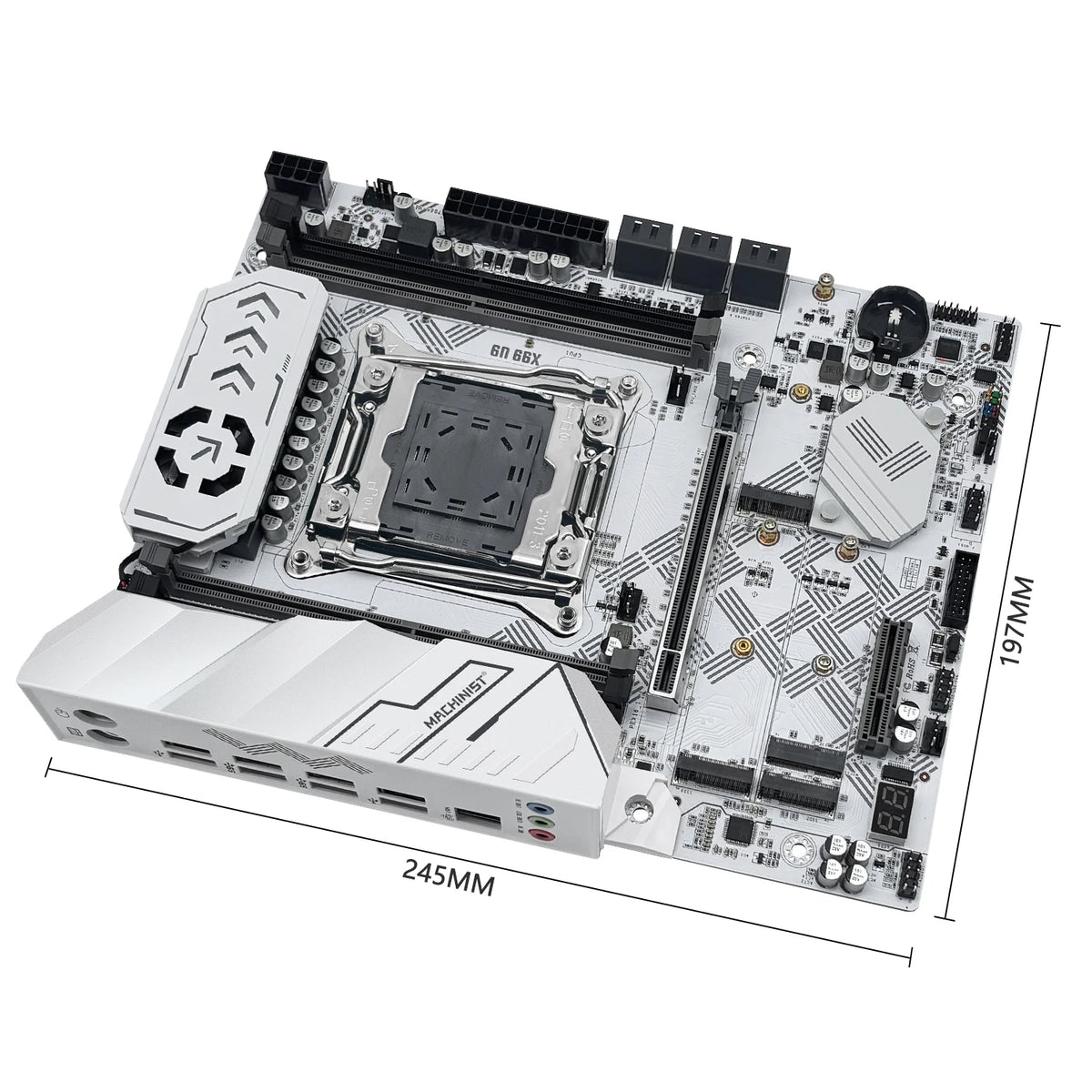 Nouveau X99 U9 MACHINIST X99 Kit de carte mère en option LGA2011-3 Xeon E5 2630 V4 CPU prise en charge TPM2.0 DDR4 mémoire NVME M.2 usb3.0