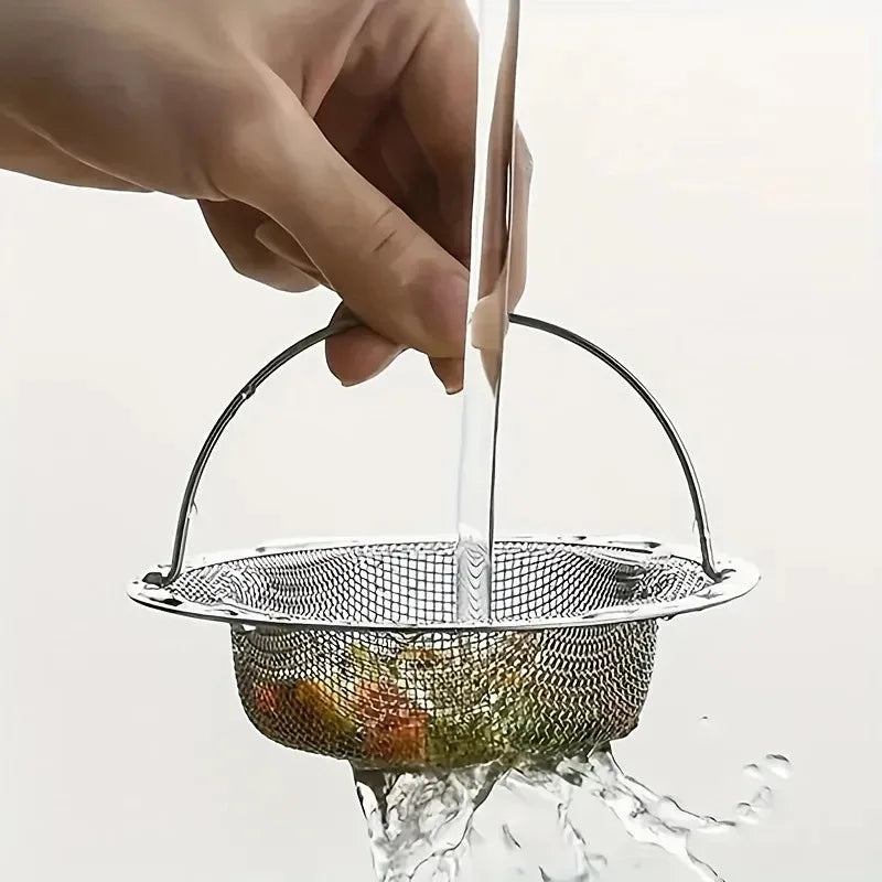 Kitchen sink strainer with handle, RV kitchen sink, sink waste strainer, stainless steel sink dishwasher hopper, restaurant sink 1 piece