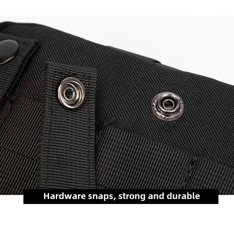 Pochette d'administration horizontale tactique Molle avec poche avant à cordon, pochette modulaire EMT, sac de rangement utilitaire EDC, sac de taille d'extérieur