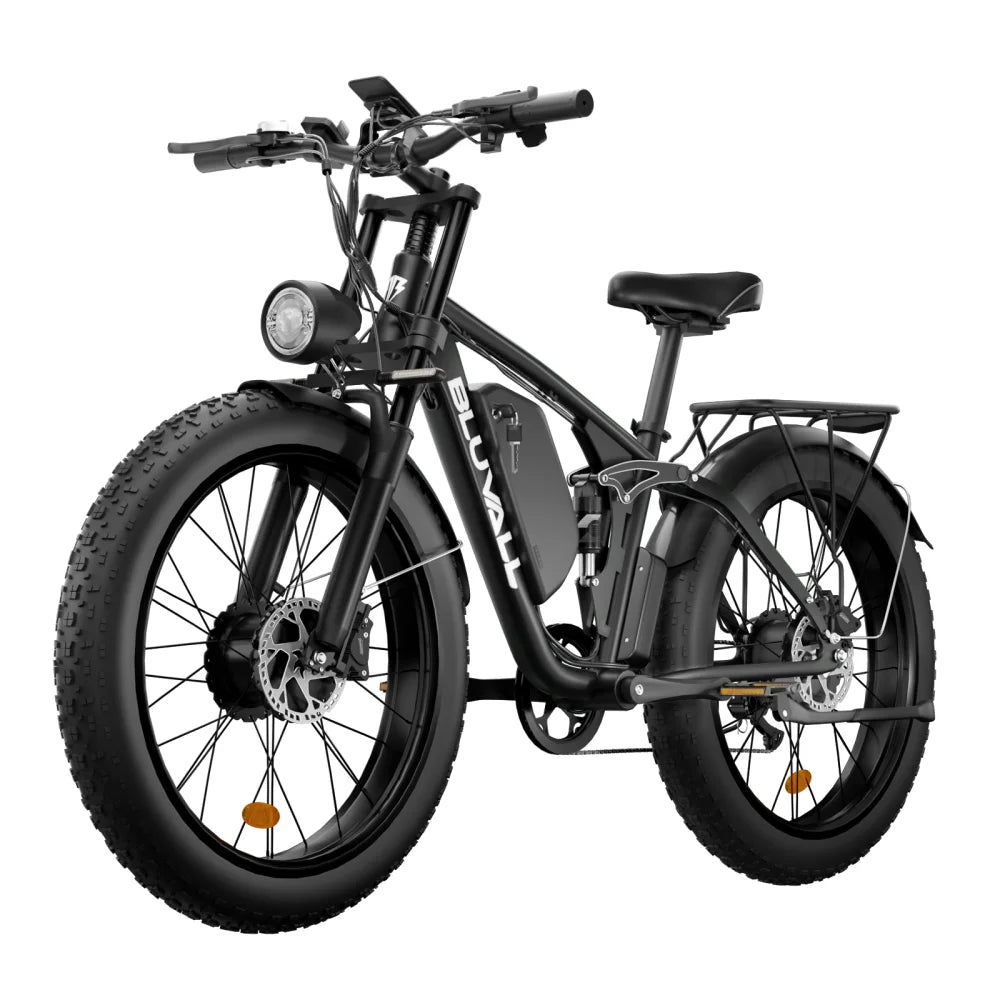 Bicicleta eléctrica todoterreno MOOBELO V1 2000W para adultos, batería de 52V 22.4AH, neumáticos anchos, impermeable, lista para la nieve y la playa, entrega rápida