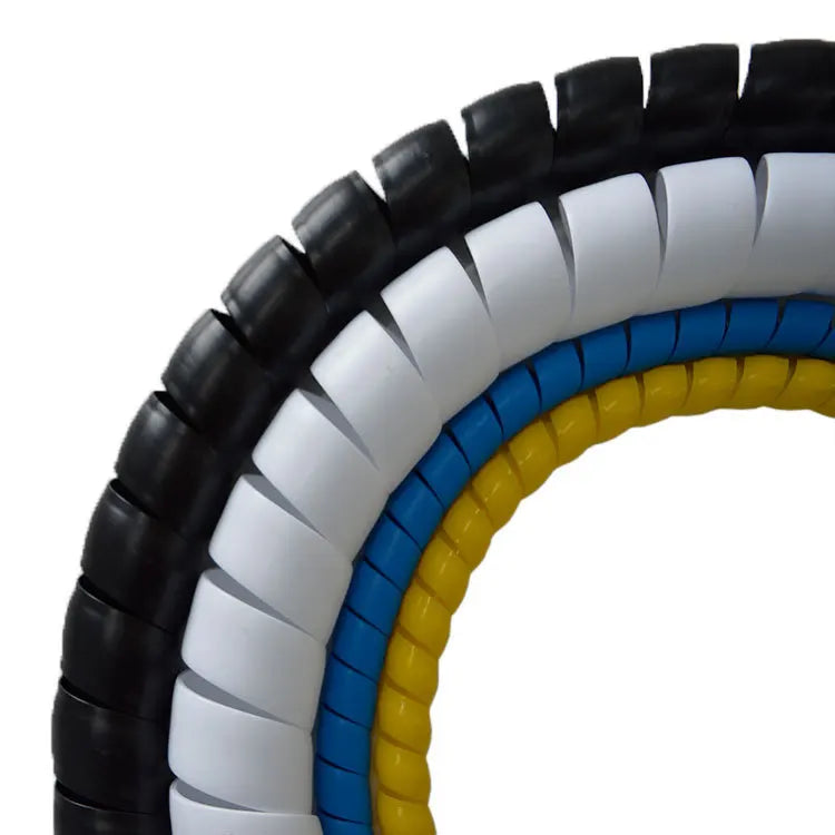 Protection de ligne spirale flexible, protection de fil, manchon de câble, couvercle en T, rond, enroulement, 8mm, 10mm, liquimanquer, 2 mètres