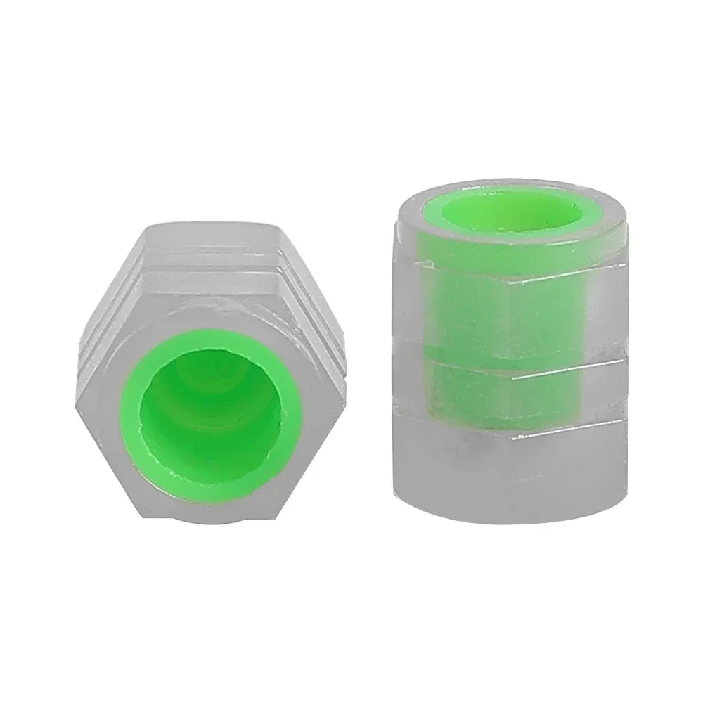 Bouchons Valve Pneu Lumineux Fluorescents Scooter Électrique — Buse Roue
