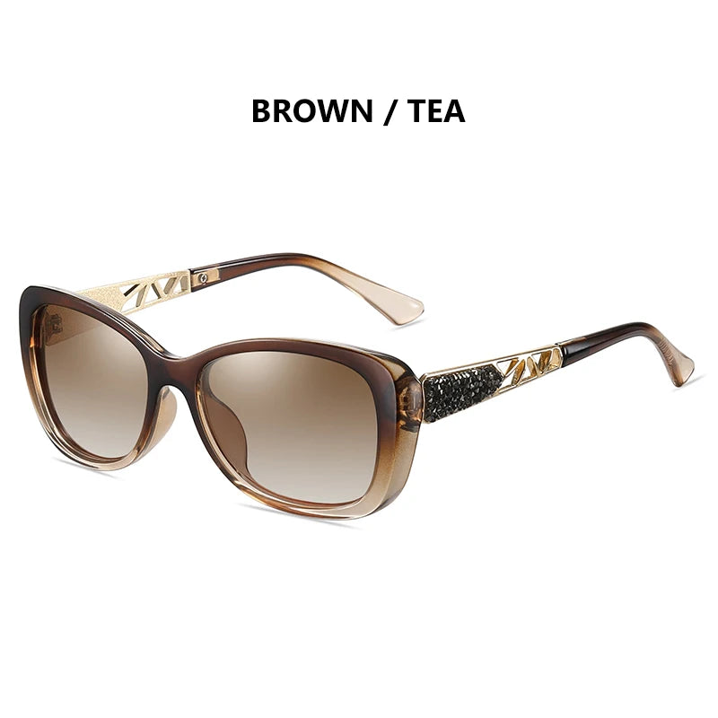 LM 2024 gafas de sol de mujer con lentes degradadas polarizadas, diseño de lujo para damas, elegantes, UV400, gafas de moda, Lunette De Soleil Femme