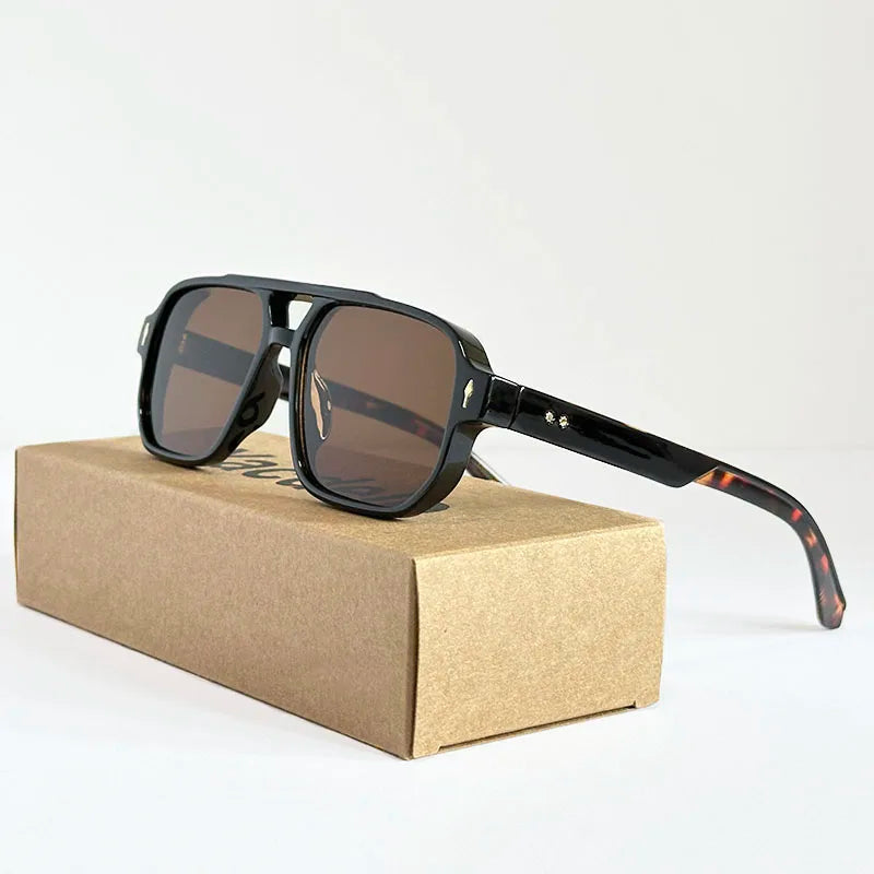 Lunettes de soleil vintage pour hommes, à la mode, dropshipping, 2025