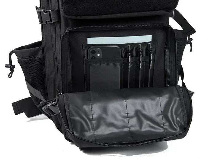 Sac à Dos Tactique Plein Air 25L/45L Homme Femme — Randonnée École Porte-Bouteille