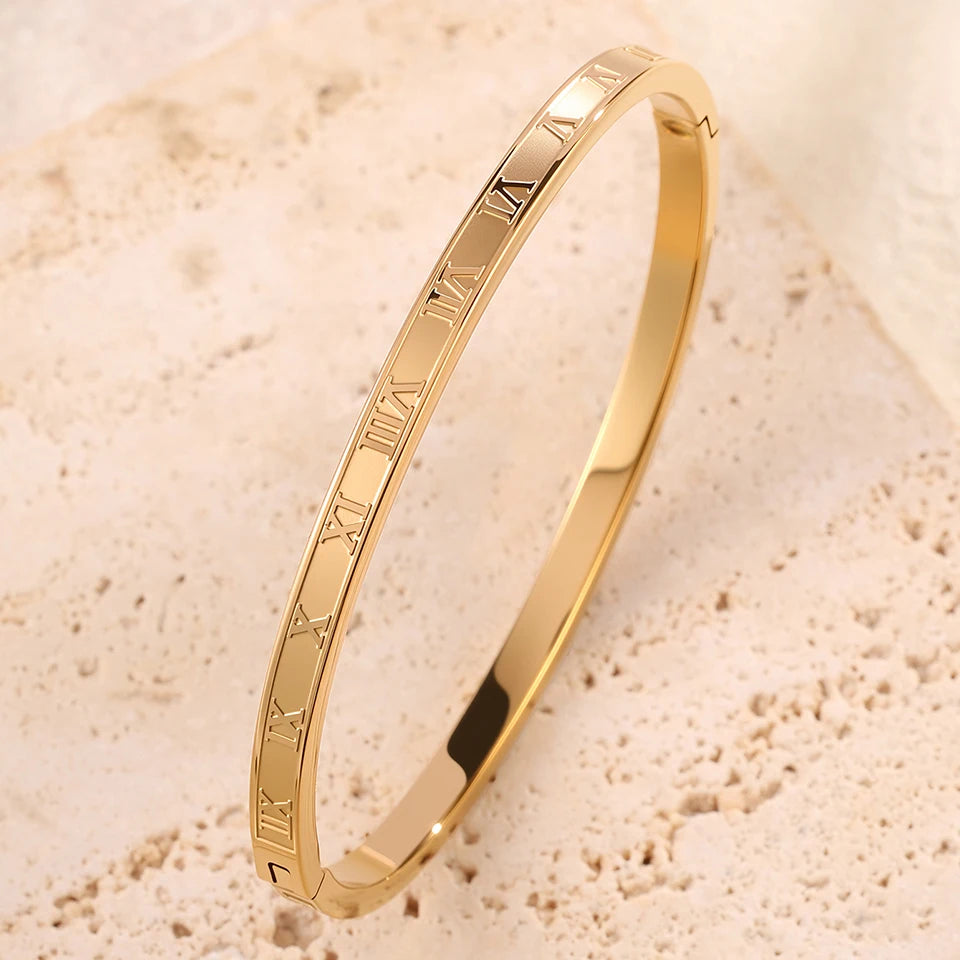 ZAKOL 5/1 piezas conjunto de pulseras de acero inoxidable con incrustaciones de circonita brillante para mujer, brazaletes apilables de moda que no se decoloran, joyería de regalo