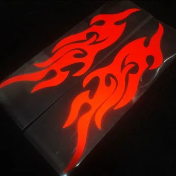 Autocollants réfléchissants de flamme de Moto, bande de feu fraîche auto-adhésive, autocollants modifiés, décoration de carrosserie de Moto, fournitures de Voiture