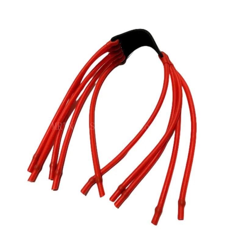 Fronde bande élastique en cuir élastique Latex puissant catapulte remplacement chasse en plein air tir Tube fronde élastique