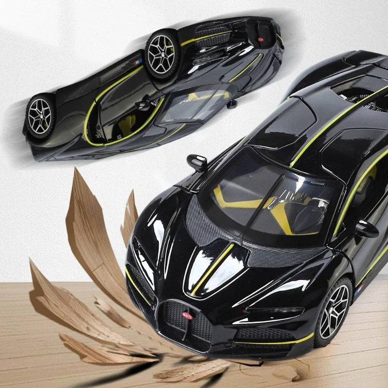 Modèle de supercar 1/32 en alliage métal moulé sous pression — miniature, cadeau d'anniversaire garçon