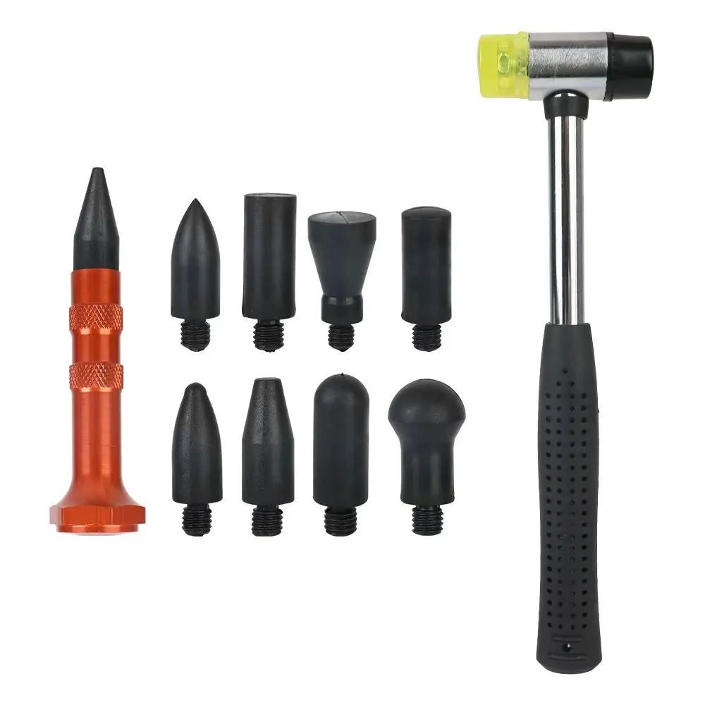 Car dent hammer dent removal tools, hail bulge remover, tap down pen, sheet metal set