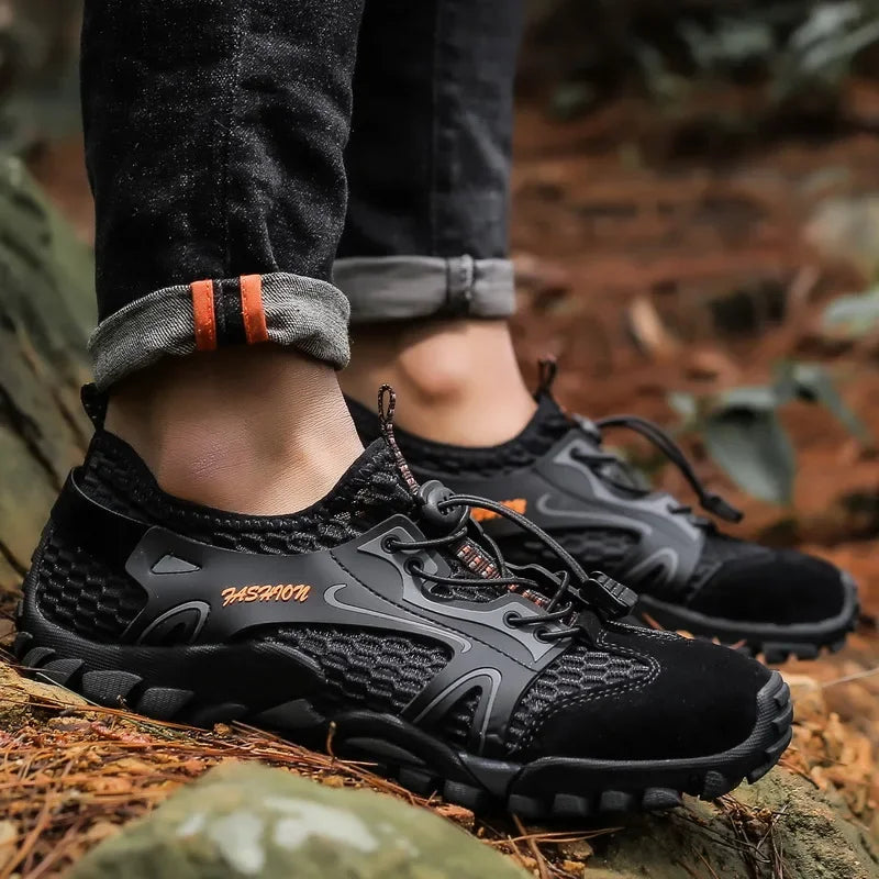 Chaussures de Randonée Homme Maille Respirante — Jogging & Trekking Niveau Pro