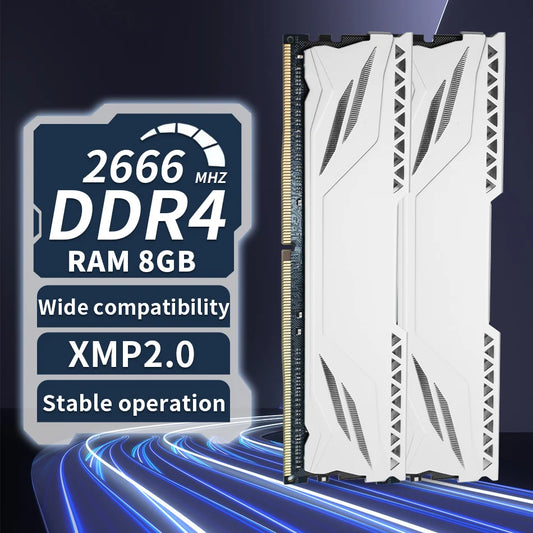 ENVINDA mémoire Ram DDR4 8gb 16gb 2666mhz 3200mhz DDR4 mémoire de bureau 288pin Udimm XMP2.0 dissipateur thermique pour carte mère