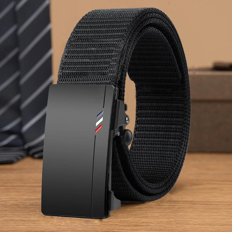 Ceinture Nylon Respirante Boucle Automatique Homme — Sport Extérieur Jean