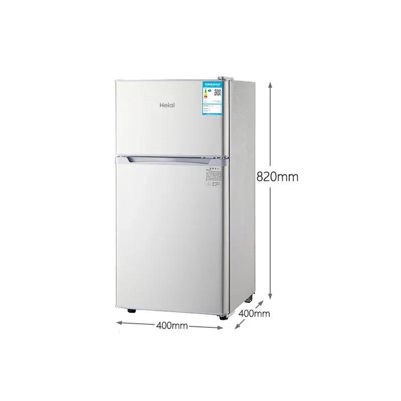 Refrigerador de primera clase, de bajo consumo energético, sin escarcha, congelador de gran capacidad de doble puerta, refrigerador para habitaciones de alquiler Z
