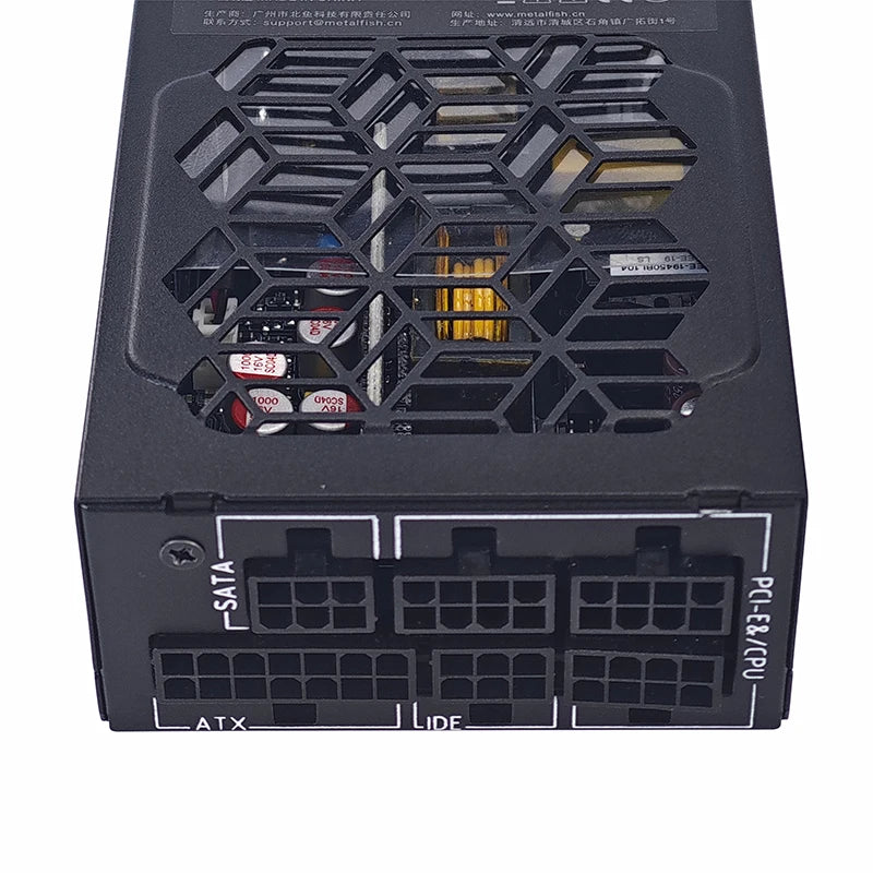 METALFISH Flex 500/600W 80PLUS or alimentation modulaire complète Flex-ATX 1U PSU pour ITX Mini PC POS NAS GPU Dock 90 ~ 264V