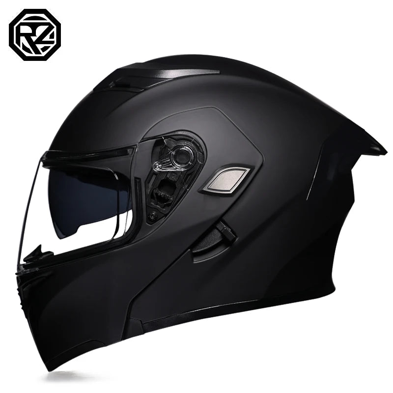 ORZ Motorcycle Helmets Dual Visors DOT Approved Modular Flip Up Helmet Full Face Motorcycle Racing Helmet Motocross Helmet DOT