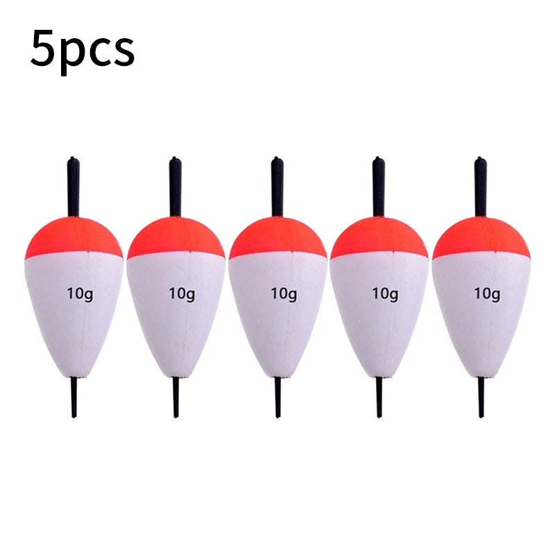 Flotteurs de pêche en mousse EVA 5 pièces — bouées, appâts, 2g à 60g, accessoires pêche