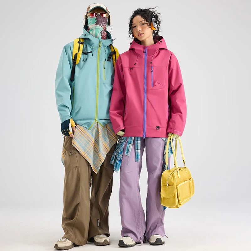 Veste Randonnée Imperméable Coupe-vent — Pêche, Camping & Escalade Unisexe