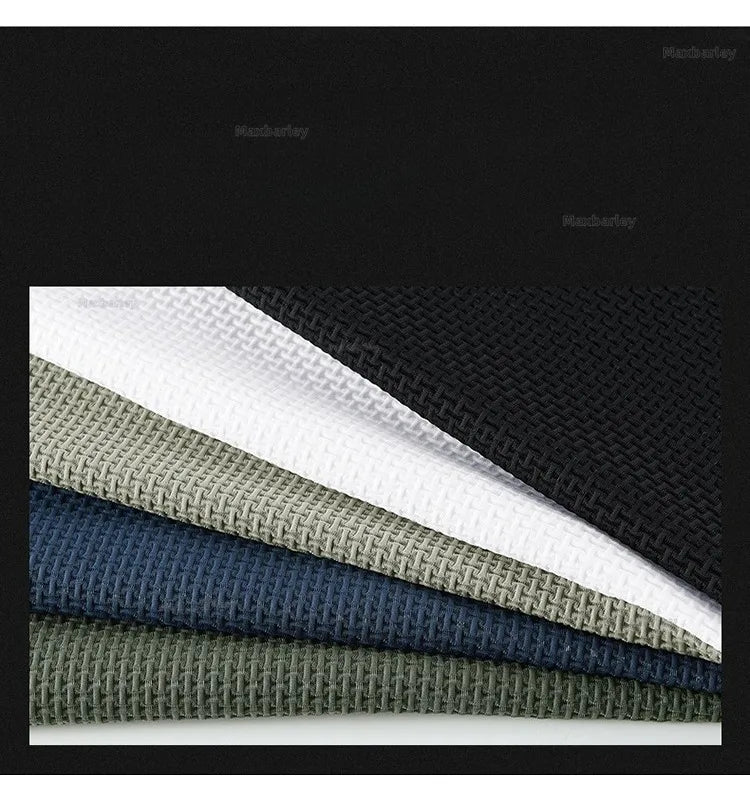 T-Shirt à manches courtes pour hommes, respirant, gaufré, séchage rapide, col rond, ample, course à pied, entraînement, haute élasticité, haut d'été fin, 2026