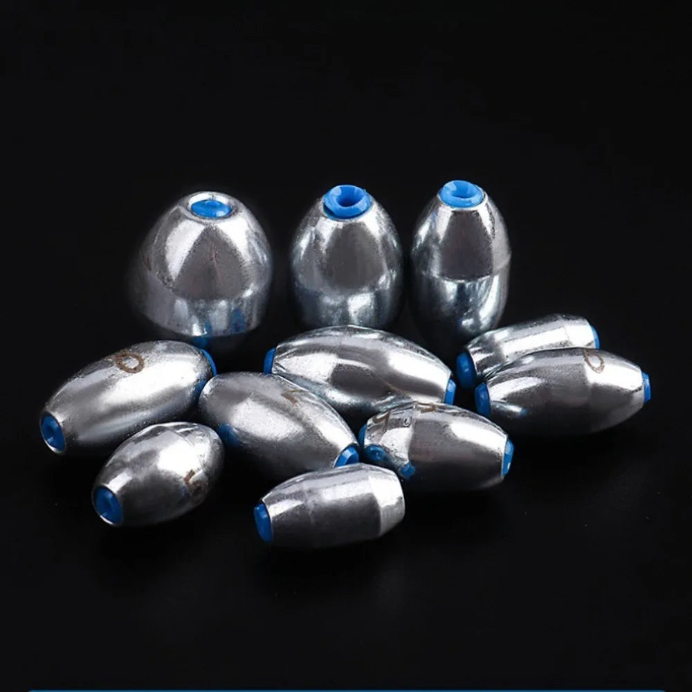 Plombs de Pêche Leurre Creux en Acier — Lot de 20, 3g à 10g