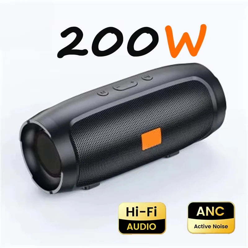 Haut-parleur Bluetooth portable — double stéréo, USB, TF, FM, subwoofer, extérieur