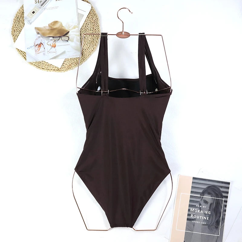 Maillot de bain une pièce Sexy pour femmes, Push Up, grande taille, contrôle du ventre, Monokini, vêtements de plage, Vintage, 2024