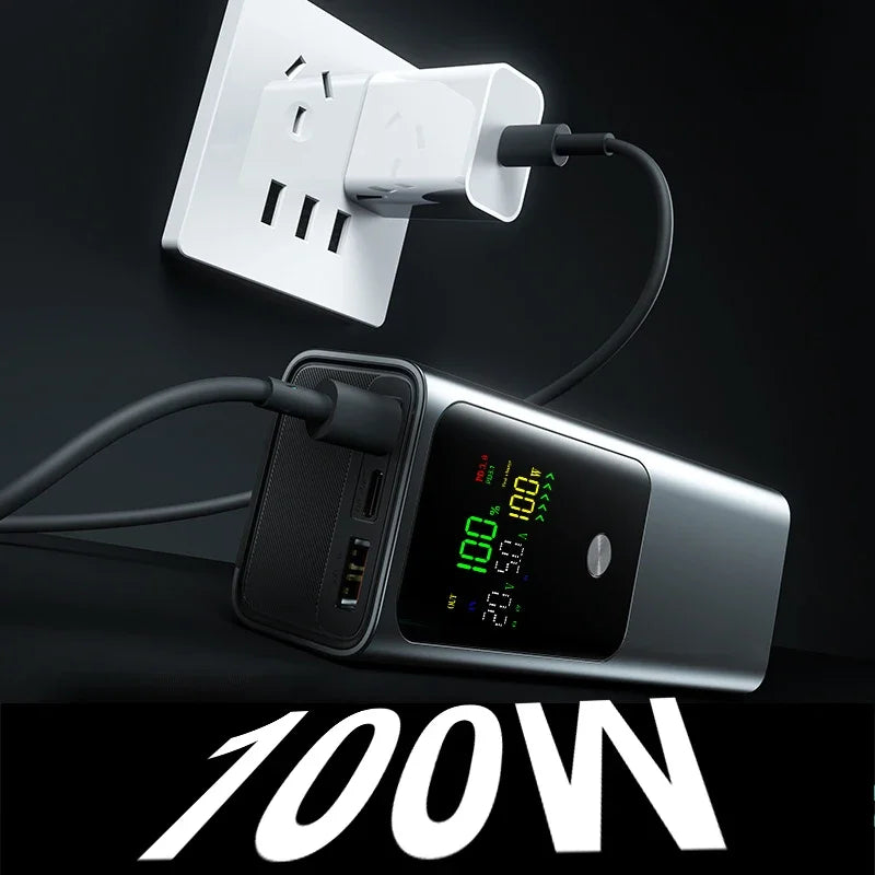 Boîtier de chargeur de batterie DIY PD 100W à charge rapide pour 4 batteries polymère 21700 20000mA, boîte de banque d'alimentation pour Macbook, soudure nécessaire