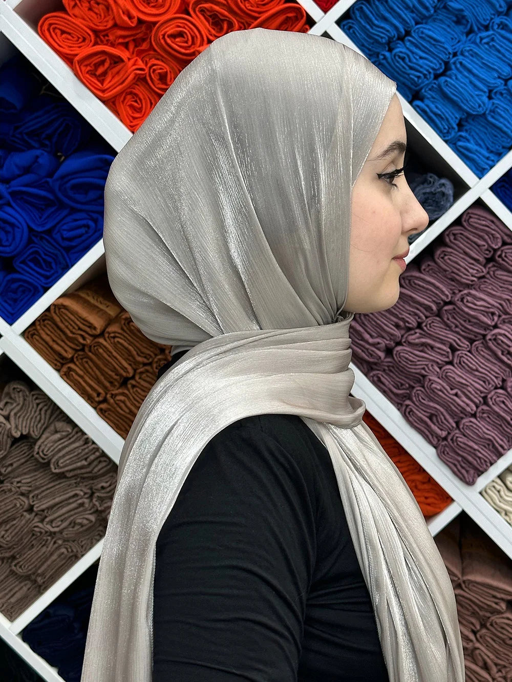 Hiyabs de gasa de primera calidad para mujer, velo turbante suave y largo, bufandas musulmanas, chales hiyab, cubierta para la cabeza islámica, accesorios de Ramadán