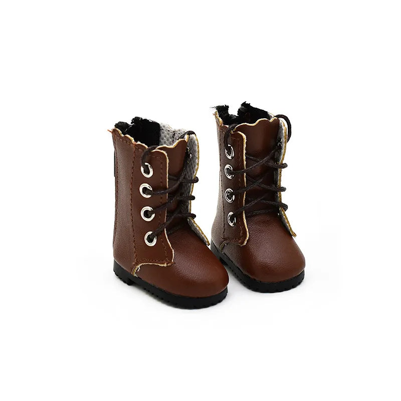 Bottes Poupée BJD 1/6 en Cuir — Bottes Longues Coloriées 4,5 cm