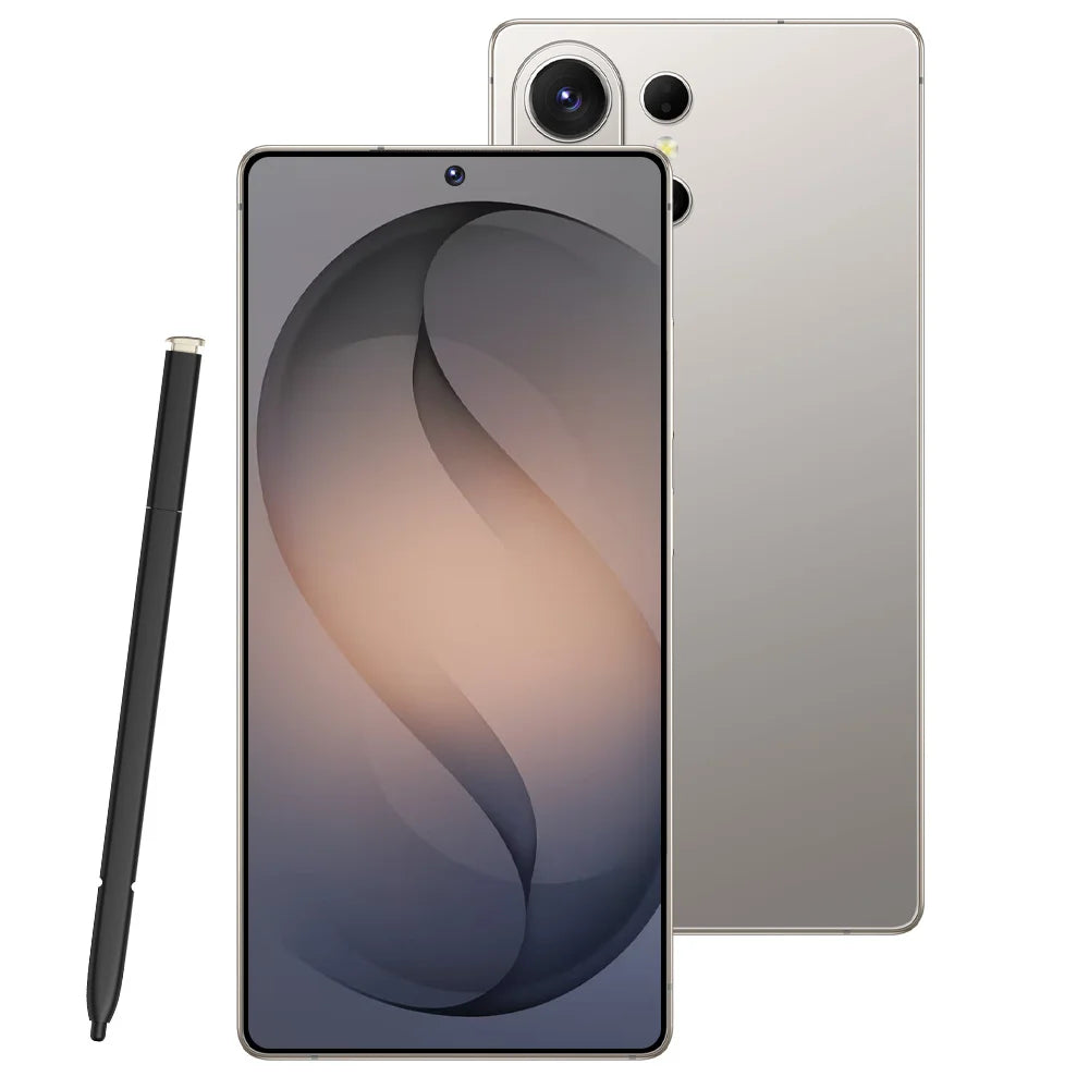 Smartphone Original 2026 pour S26 Ultra 5G 7.3HD AI 8 cœurs Double SIM 16G+1TB Téléphone Portable Android Débloqué